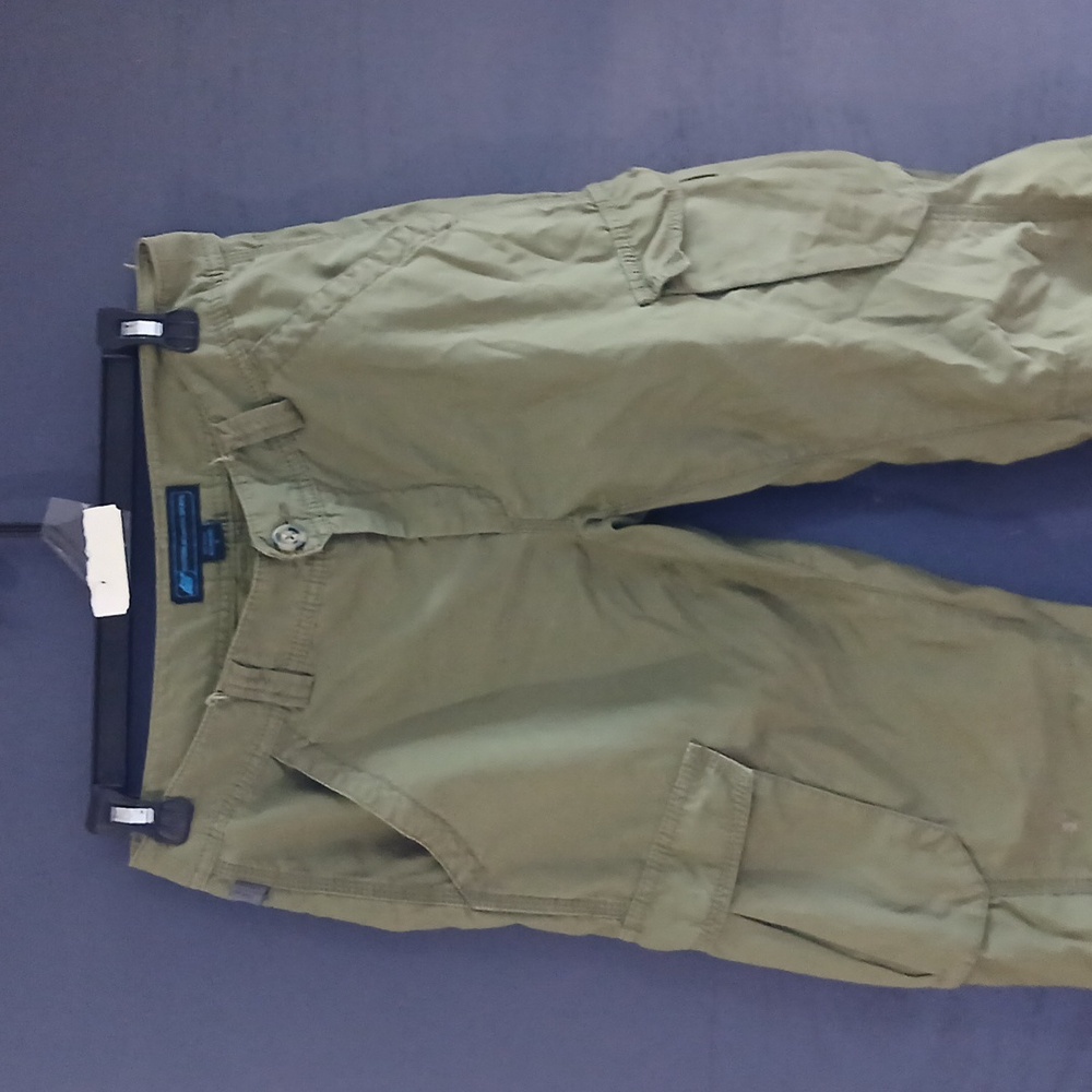 GUC Eastern Mountain Sports Green Nylon cargo pants size 6 - Picture 2 of 6